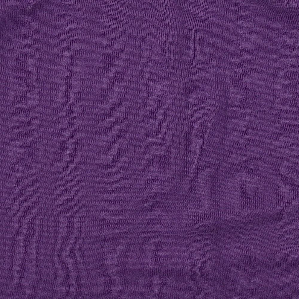 EWM Womens Purple   Cardigan Jumper Size XL