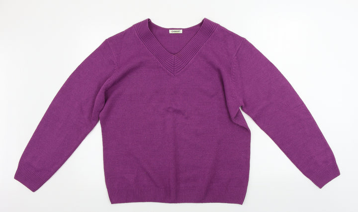 Damart Womens Purple Pullover Jumper Size L