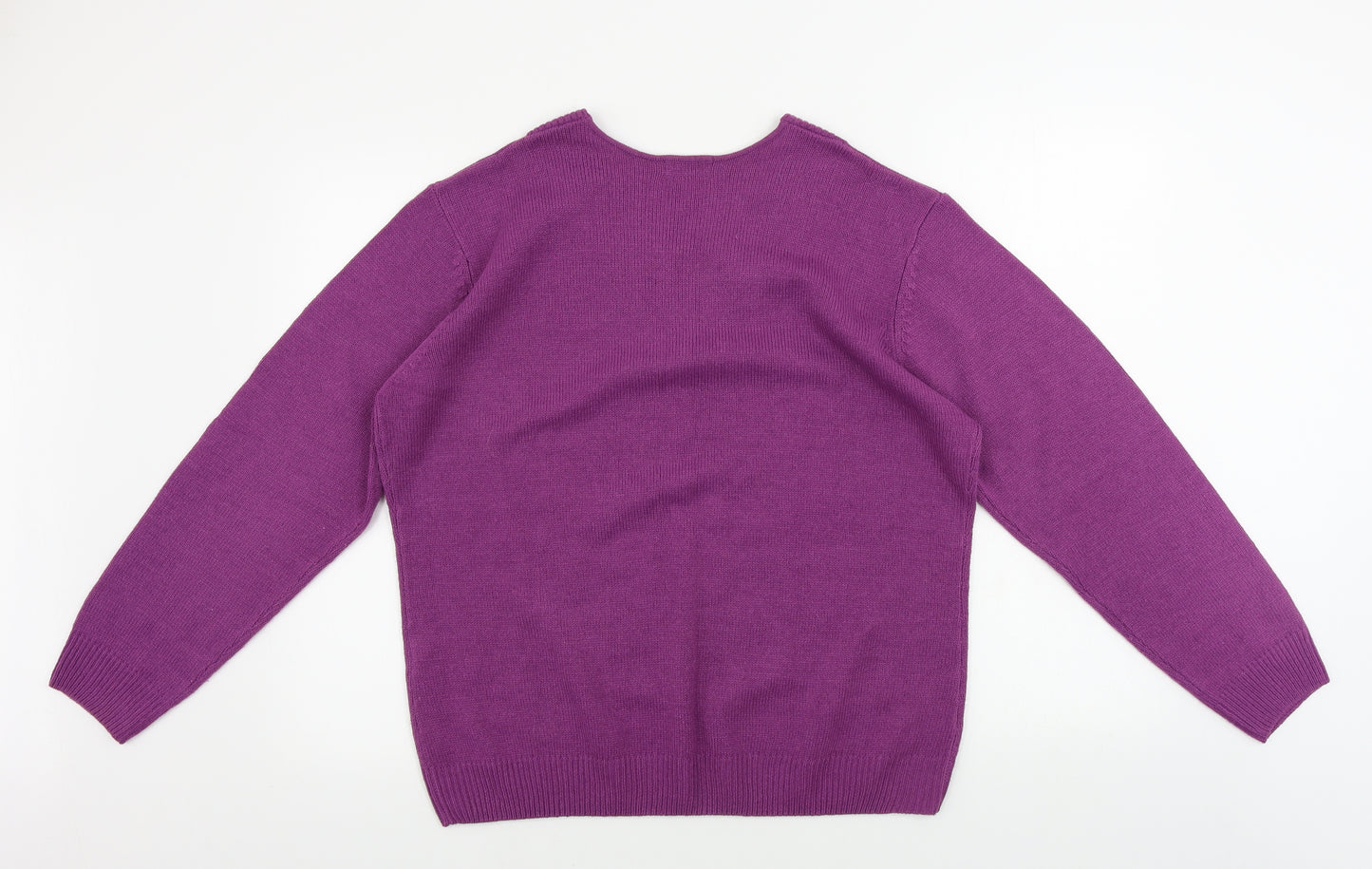 Damart Womens Purple   Pullover Jumper Size L