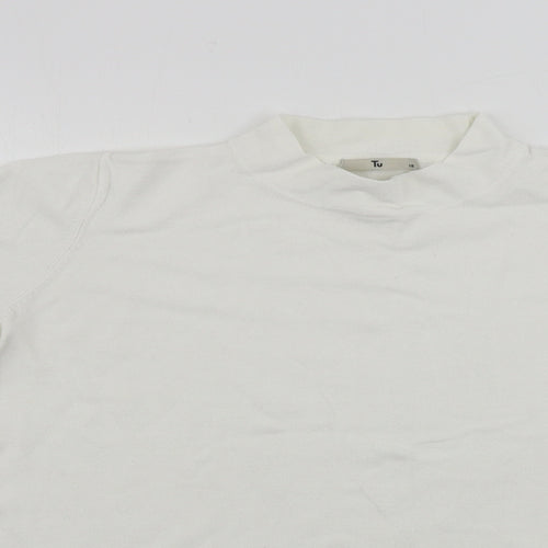 TU Womens White   Basic T-Shirt Size 18