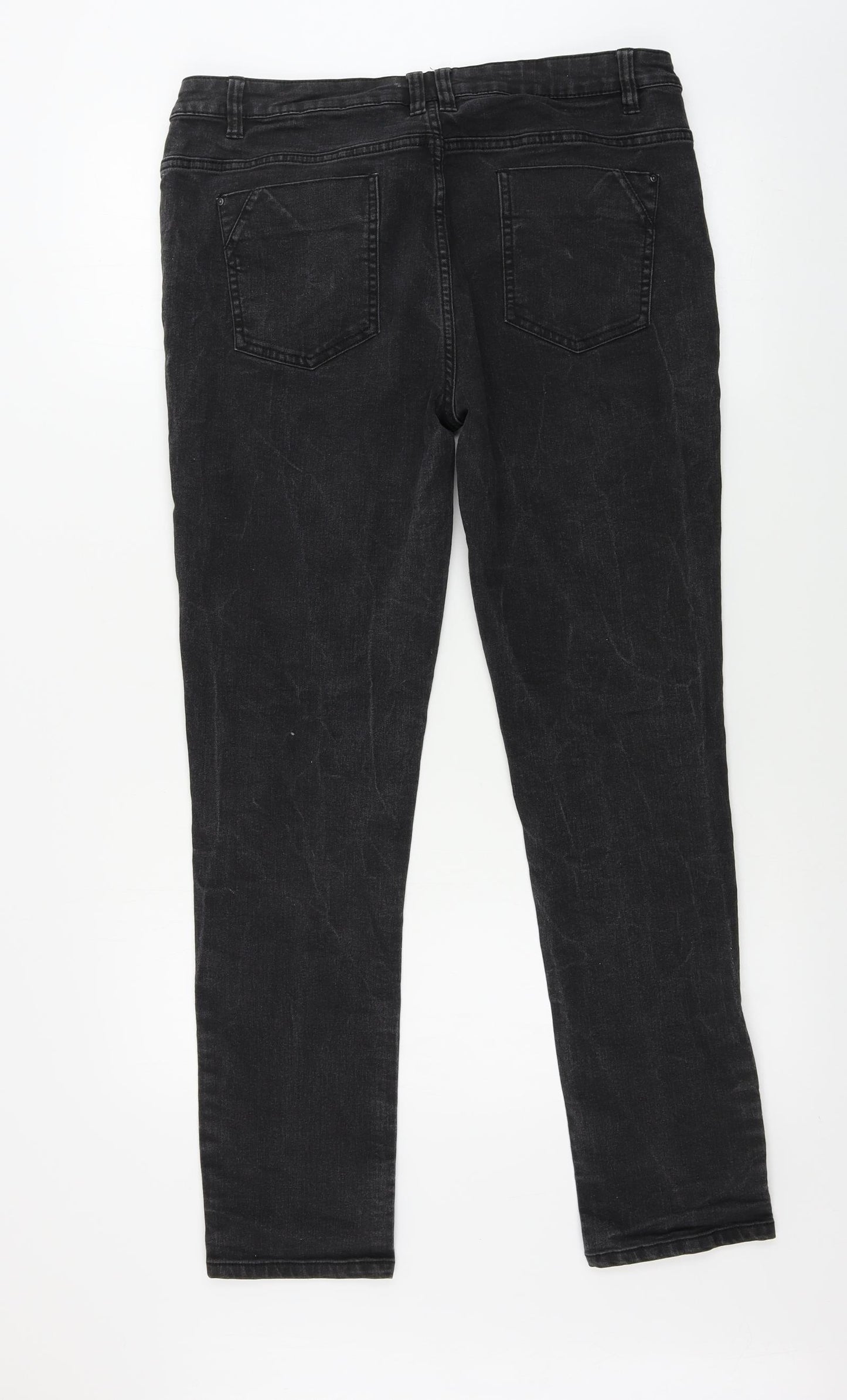 denim co Womens Black   Straight Jeans Size 16 L27 in