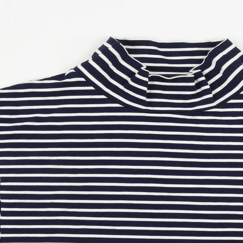 Marks and Spencer  Womens Blue Striped  Pullover Jumper Size 18