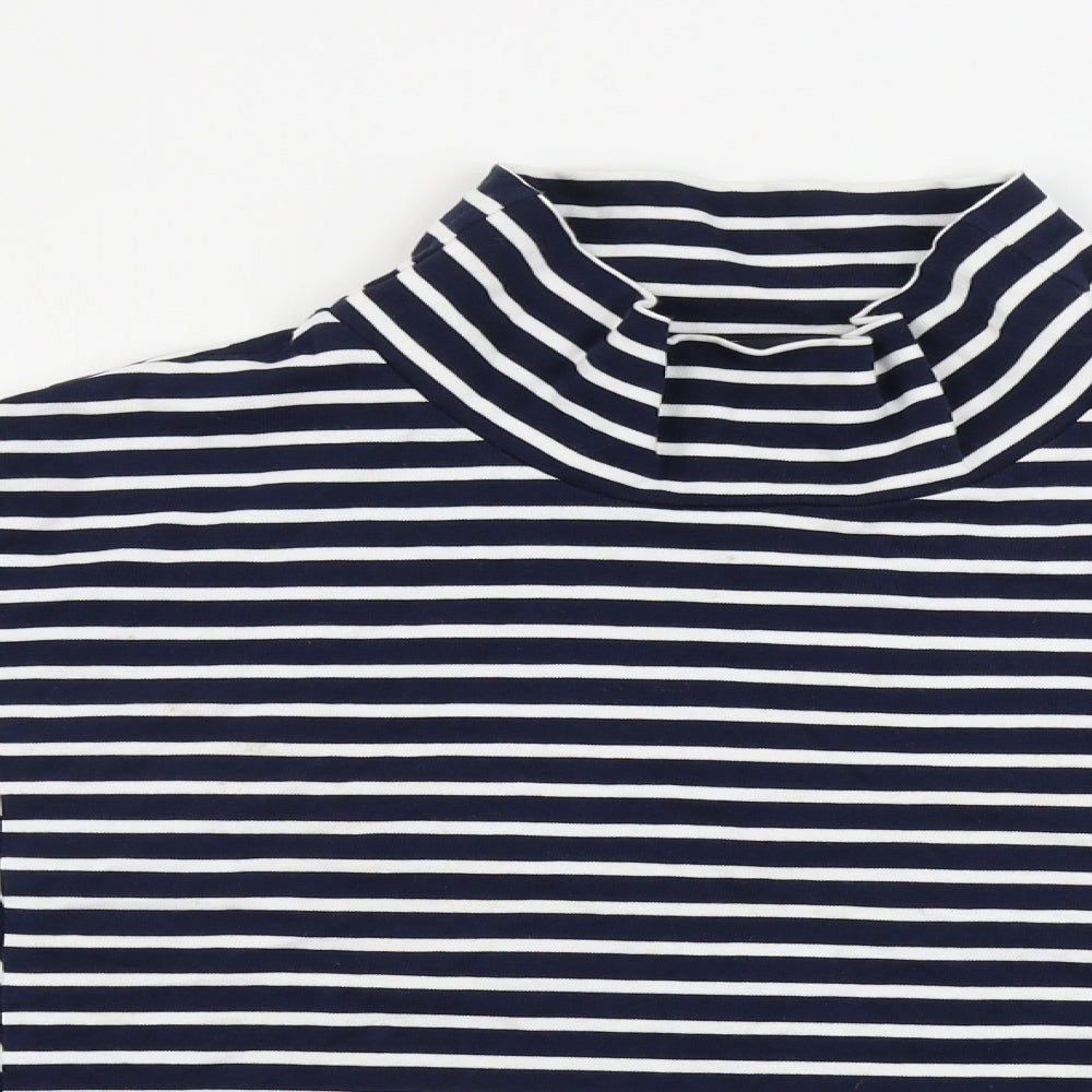 Marks and Spencer  Womens Blue Striped  Pullover Jumper Size 18