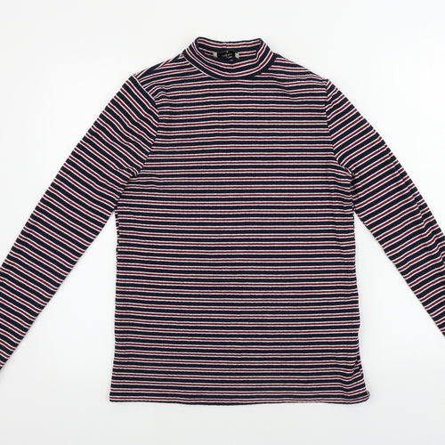 Papaya  Womens Red Striped  Pullover Jumper Size 14
