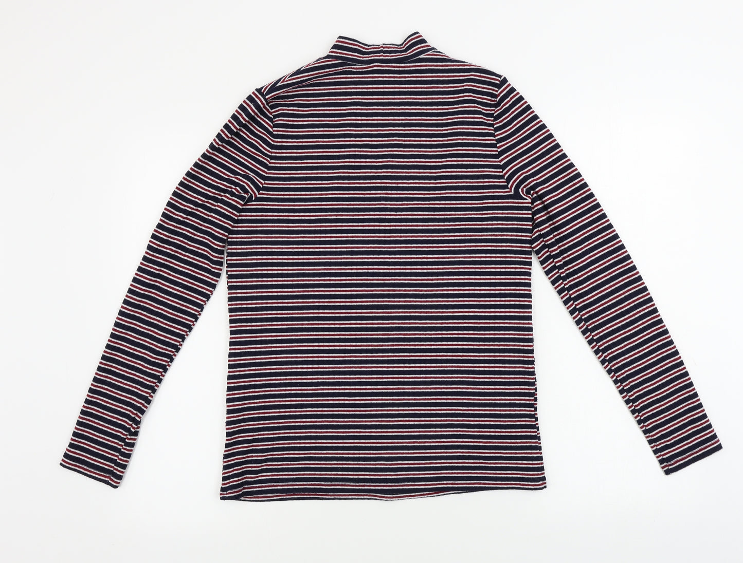 Papaya  Womens Red Striped  Pullover Jumper Size 14