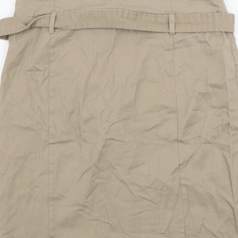 Papaya  Womens Brown   Bandage Skirt Size 14
