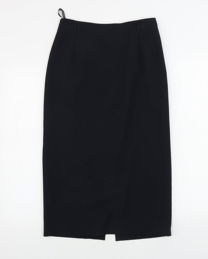 Marks and Spencer Womens Blue Bandage Skirt Size 8
