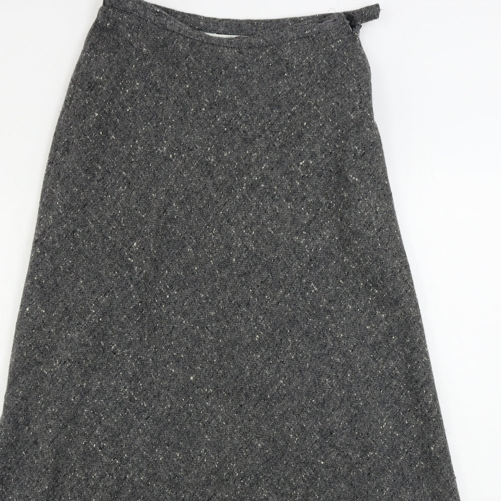 Marks and Spencer  Womens Grey   A-Line Skirt Size 10