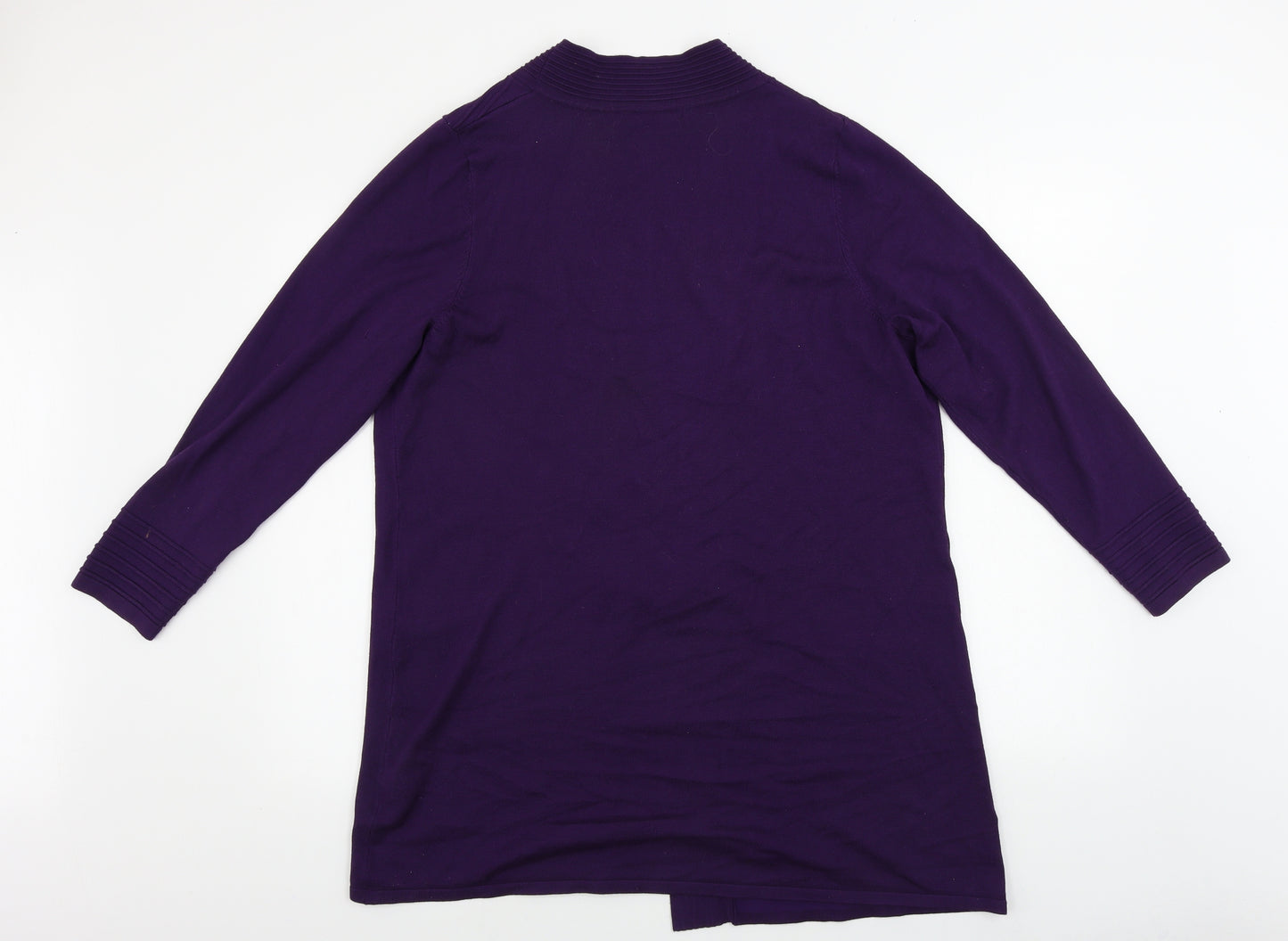 Bonmarché  Womens Purple   Cardigan Jumper Size M