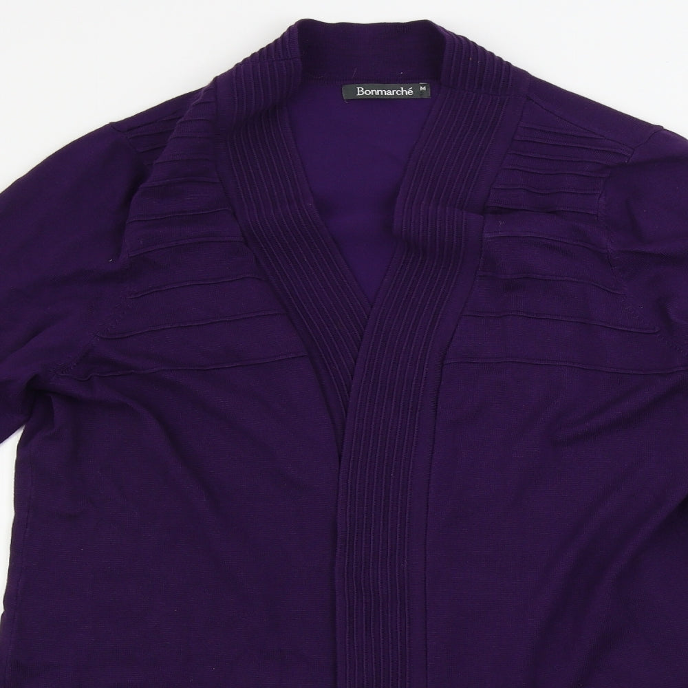 Bonmarché  Womens Purple   Cardigan Jumper Size M