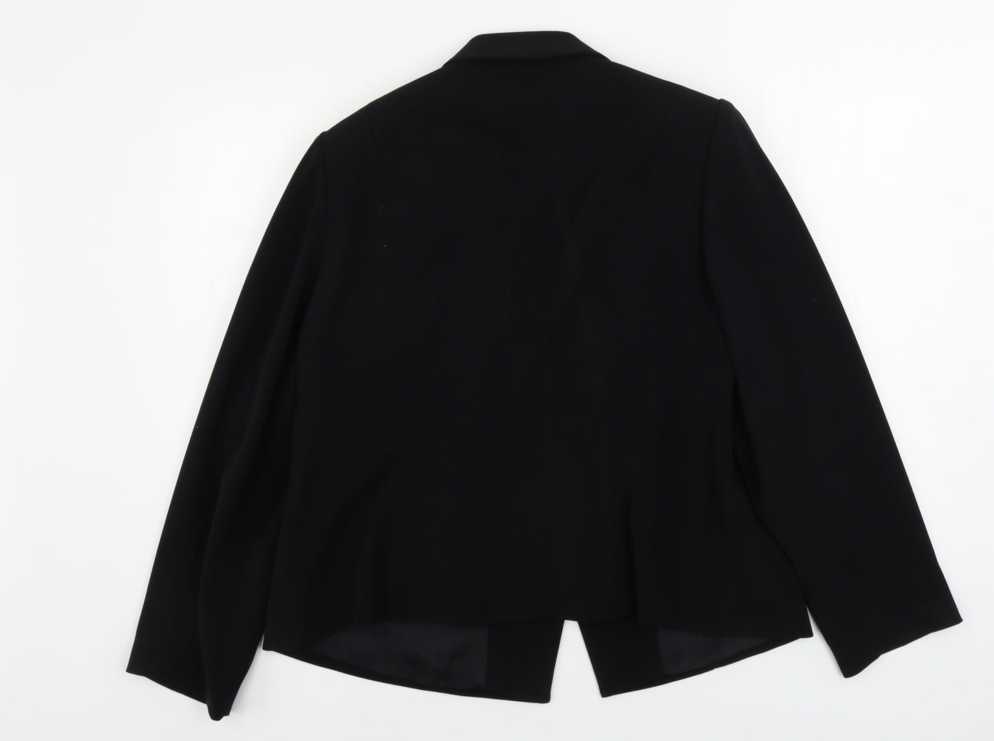 reve de rondo Womens Black   Jacket Blazer Size 16
