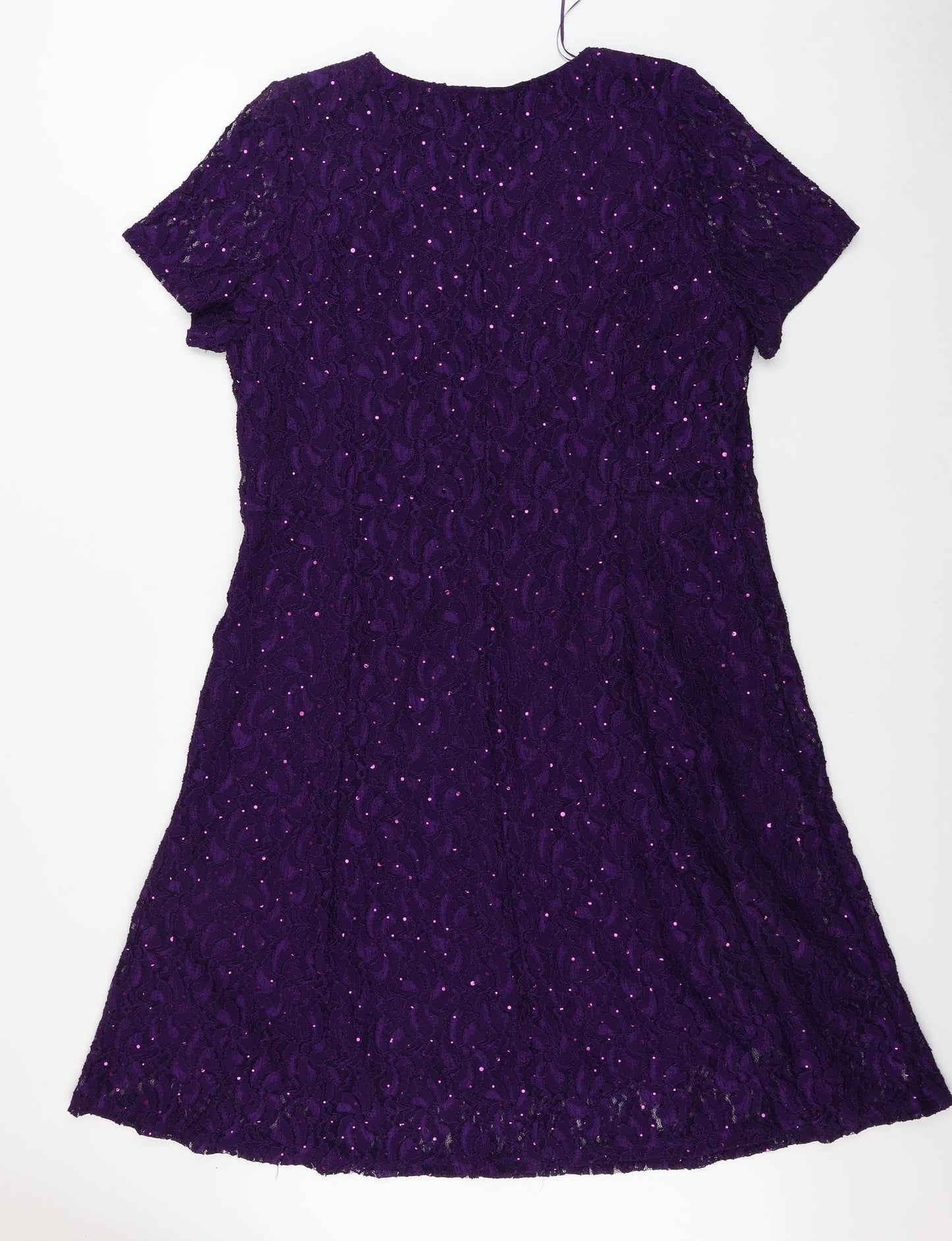 David Emmanuel   Womens Purple   A-Line  Size 22