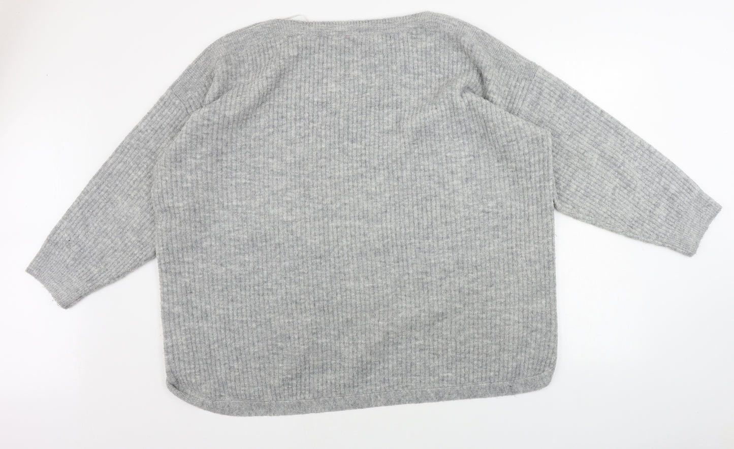 Nutmeg Womens Grey   Pullover Jumper Size 22
