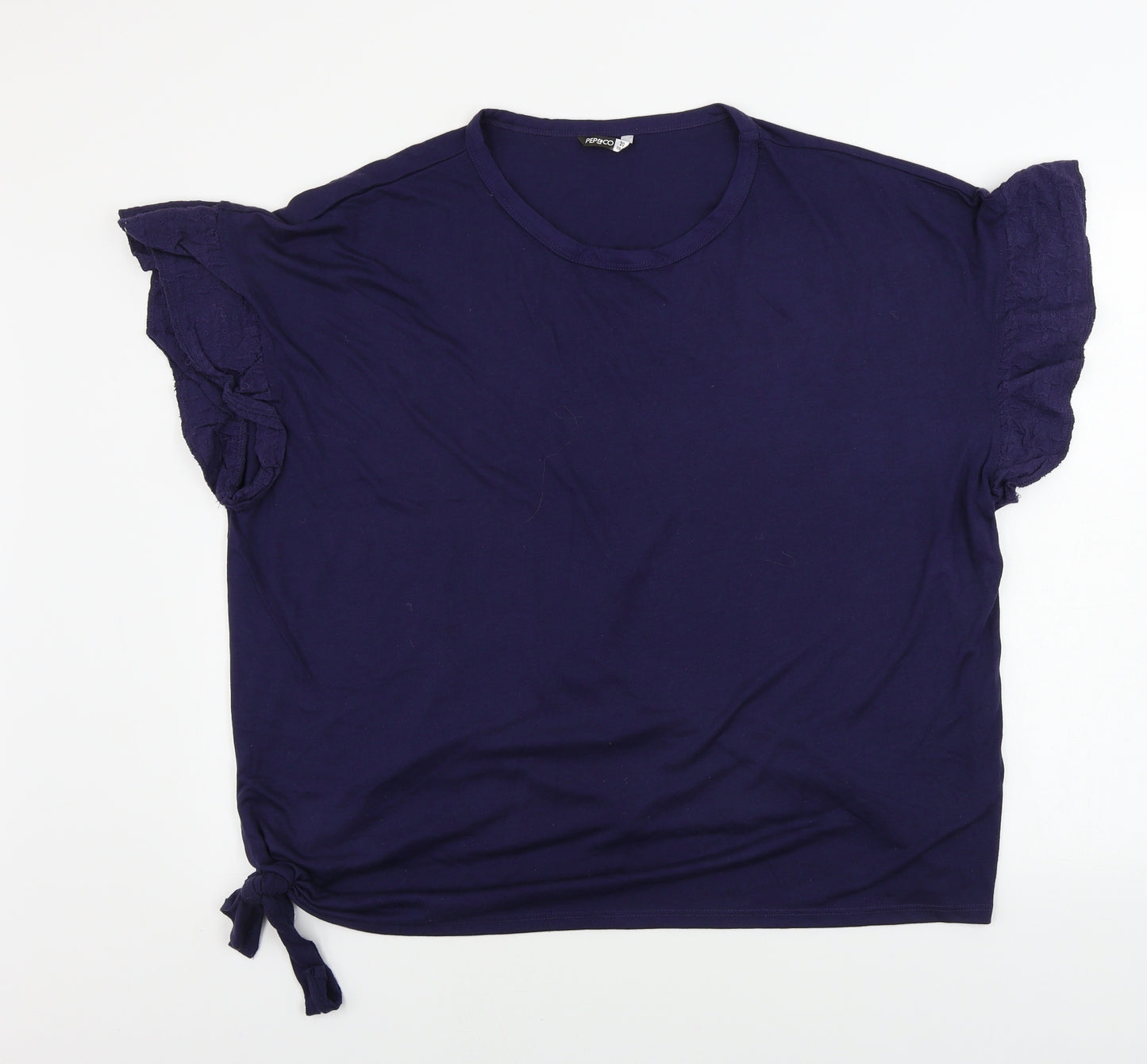 pep&co Womens Blue   Basic T-Shirt Size 20