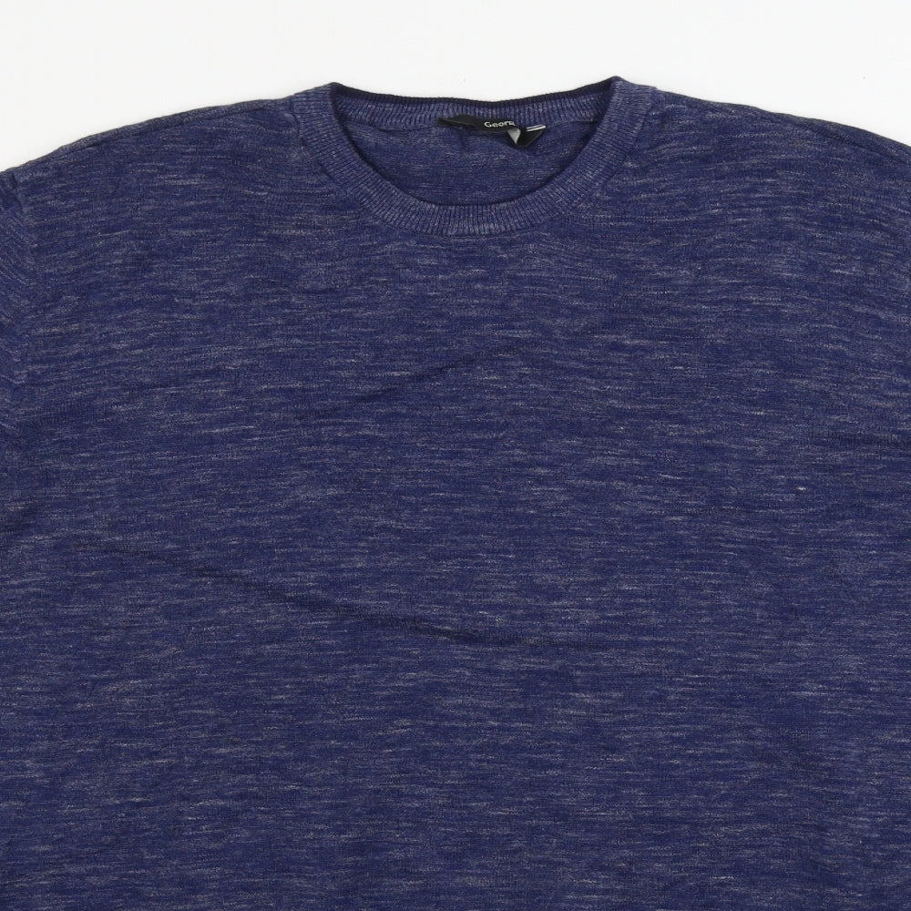 George Mens Blue   Pullover Jumper Size XL