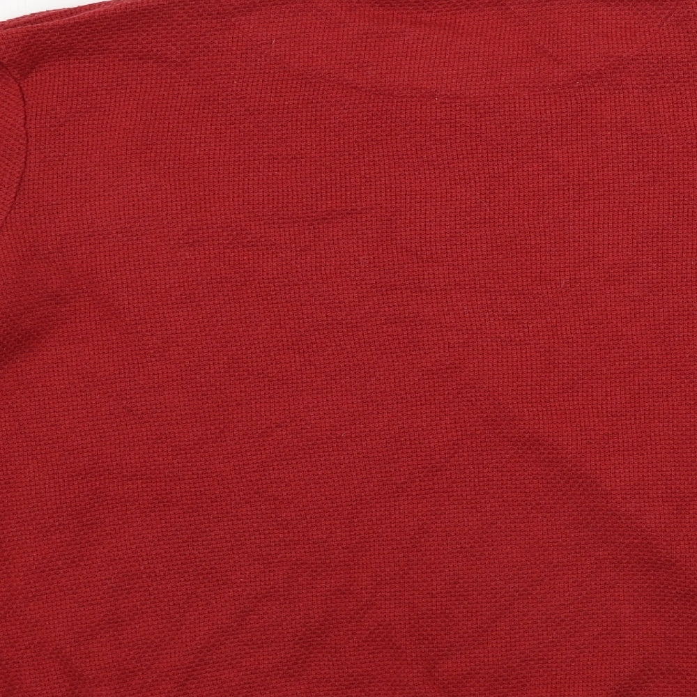 Zara Womens Red   Pullover Jumper Size M