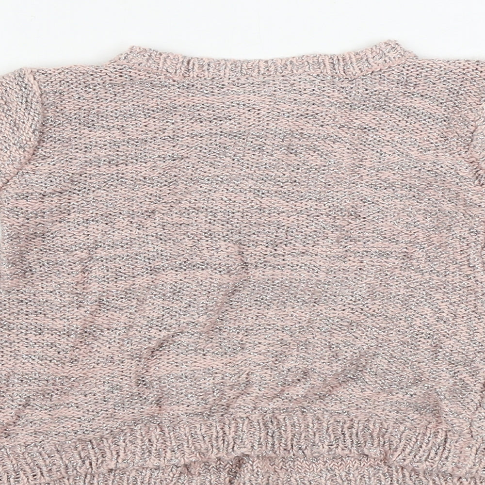 Primark  Girls Pink   Pullover Jumper Size 4-5 Years