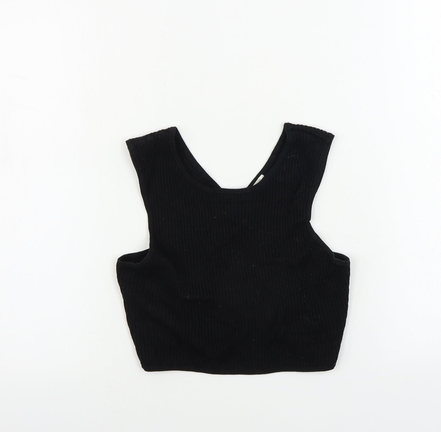 H&M  Womens Black   Basic T-Shirt Size S