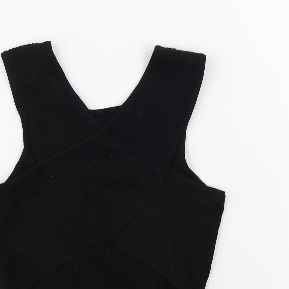 H&M  Womens Black   Basic T-Shirt Size S