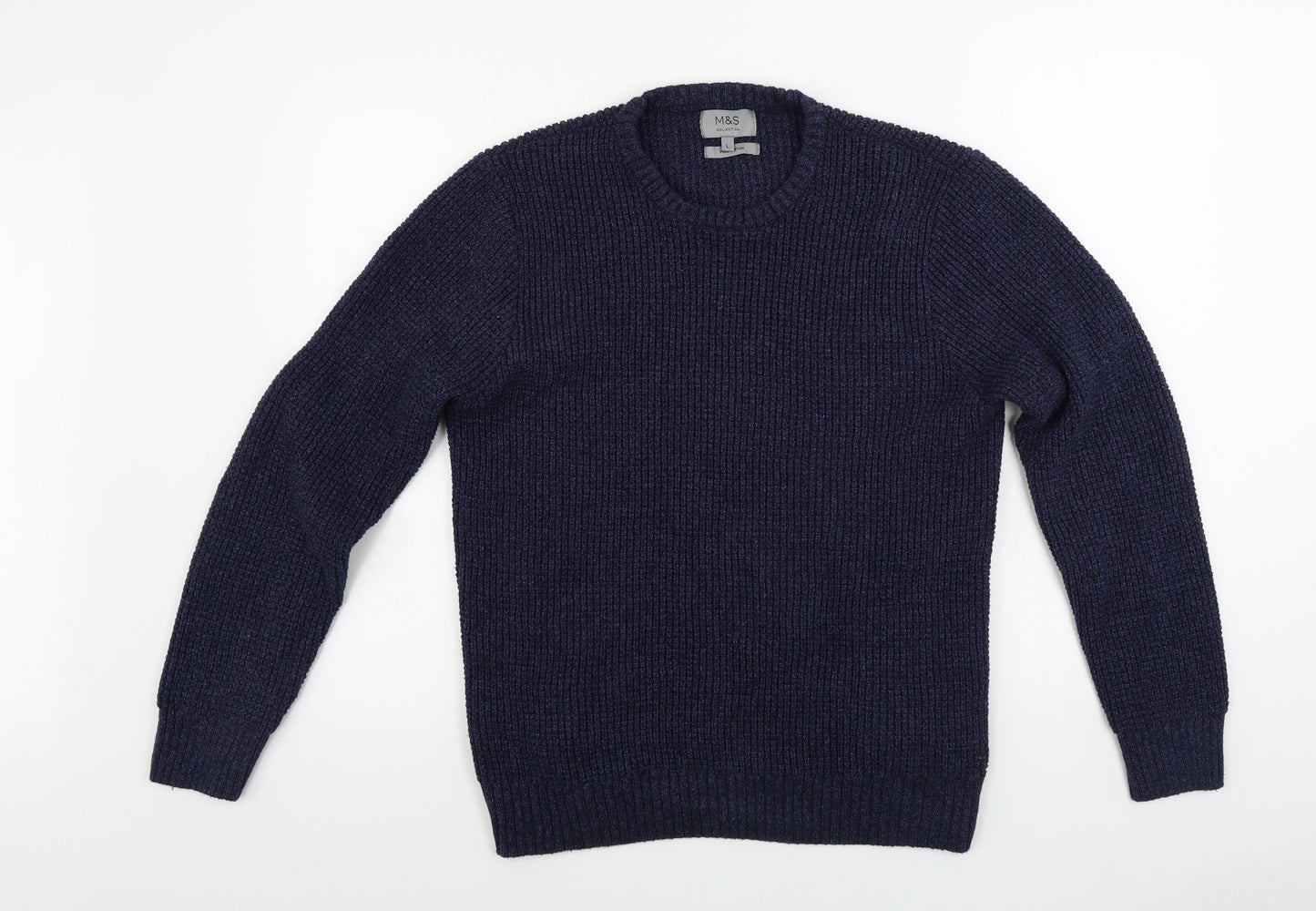 Marks and Spencer  Mens Blue   Pullover Jumper Size M