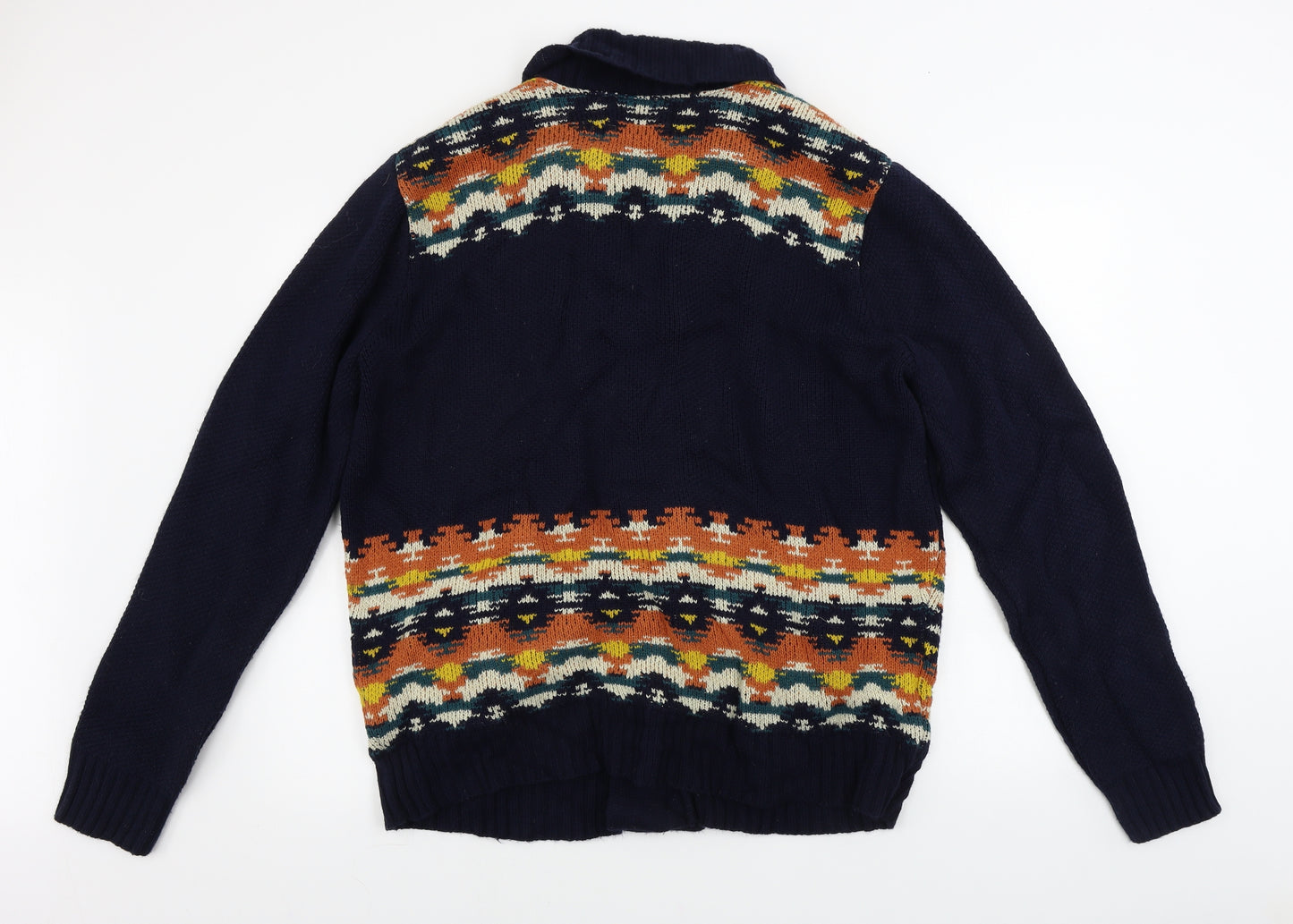 River Island  Mens Blue   Cardigan Jumper Size L