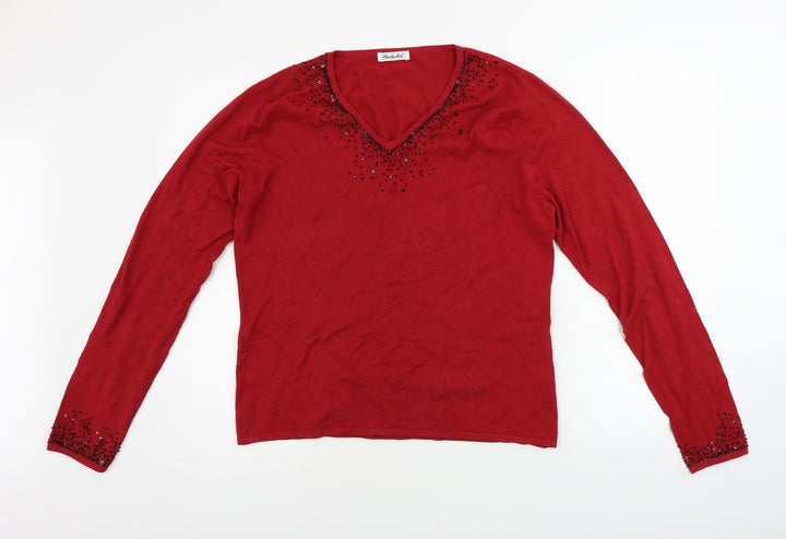 Berkertex  Womens Red   Pullover Jumper Size 18