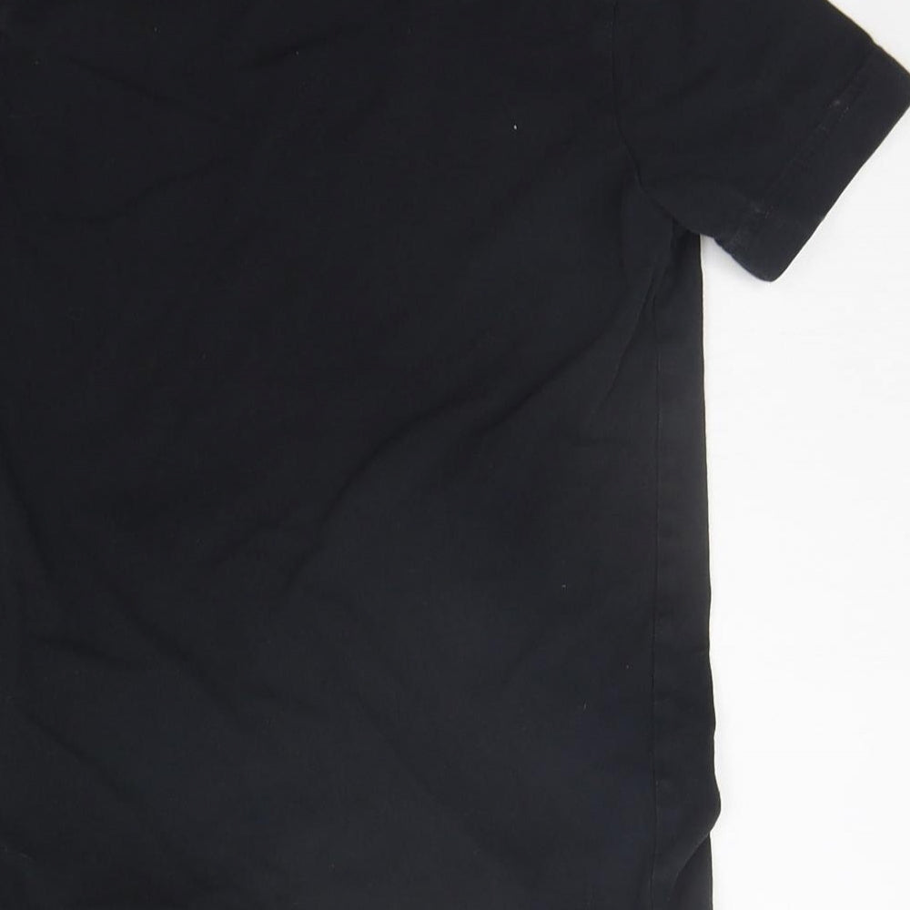 adidas Boys Black   Basic T-Shirt Size 9-10 Years