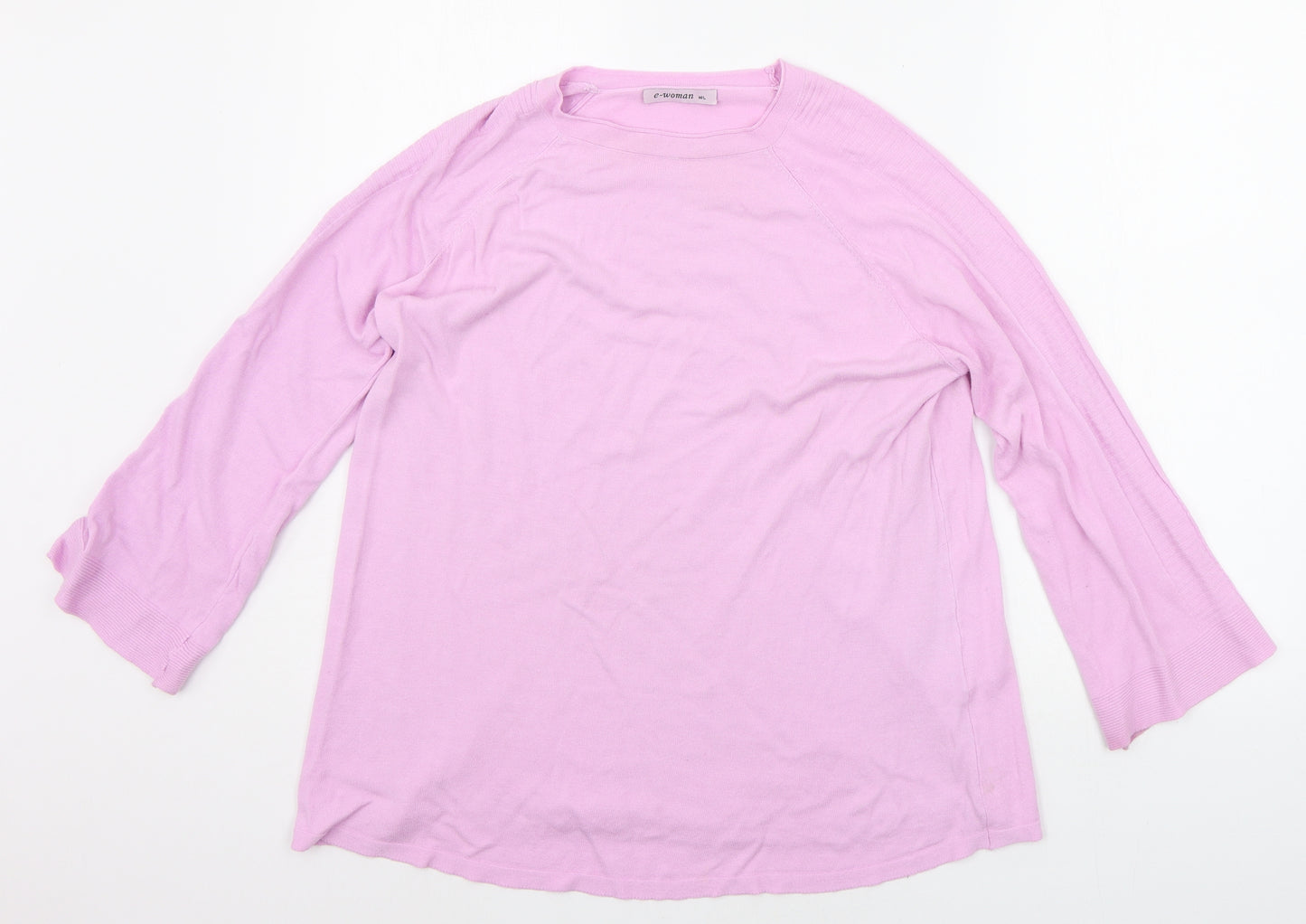 e-woman Womens Purple   Pullover Jumper Size M