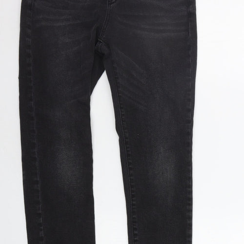 STR Womens Black   Straight Jeans Size 6 L24 in