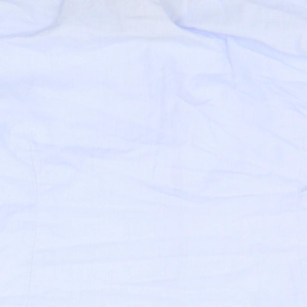 E-vie Womens Blue   Basic Button-Up Size 14