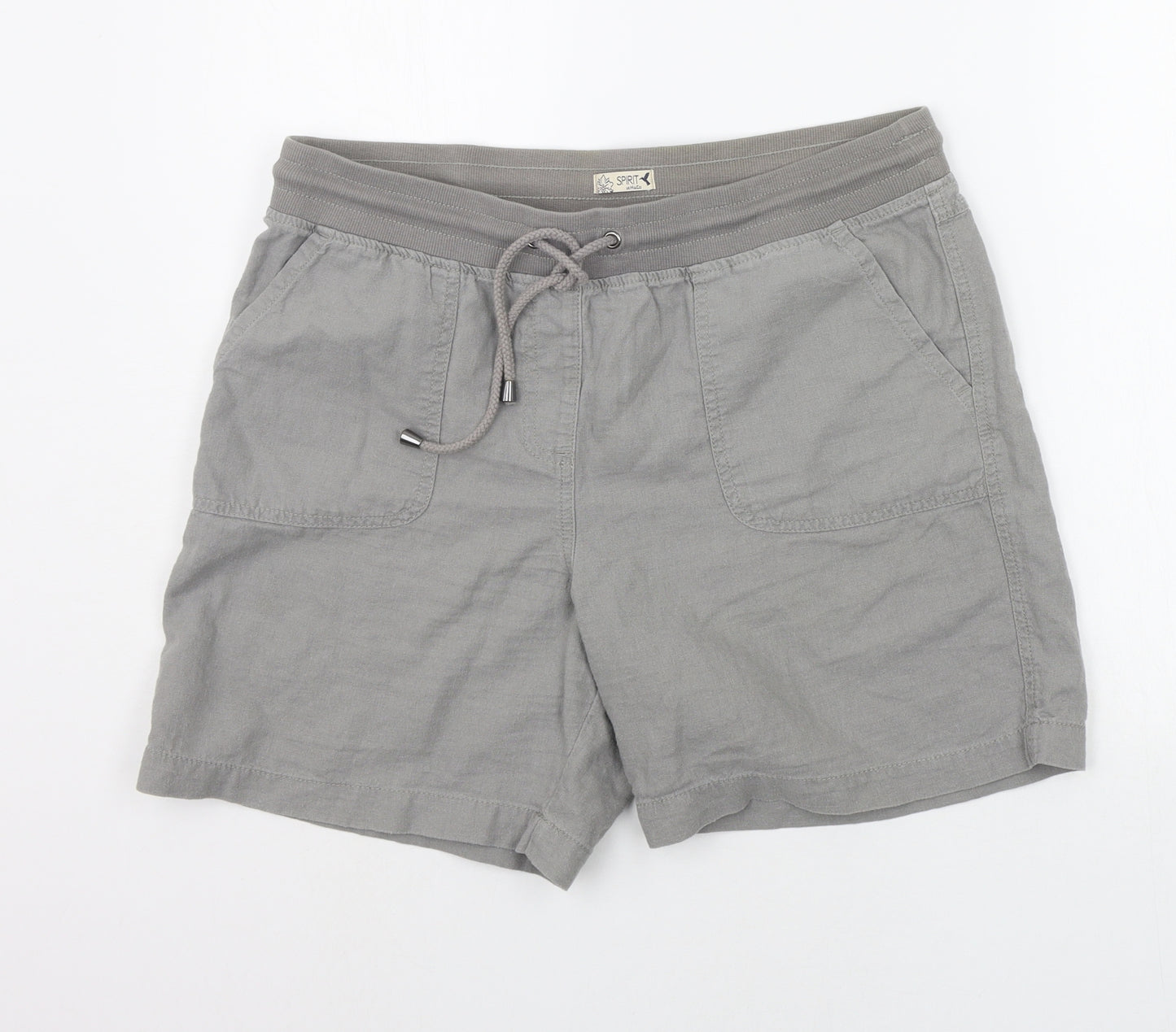 M&Co Womens Grey   Chino Shorts Size 14