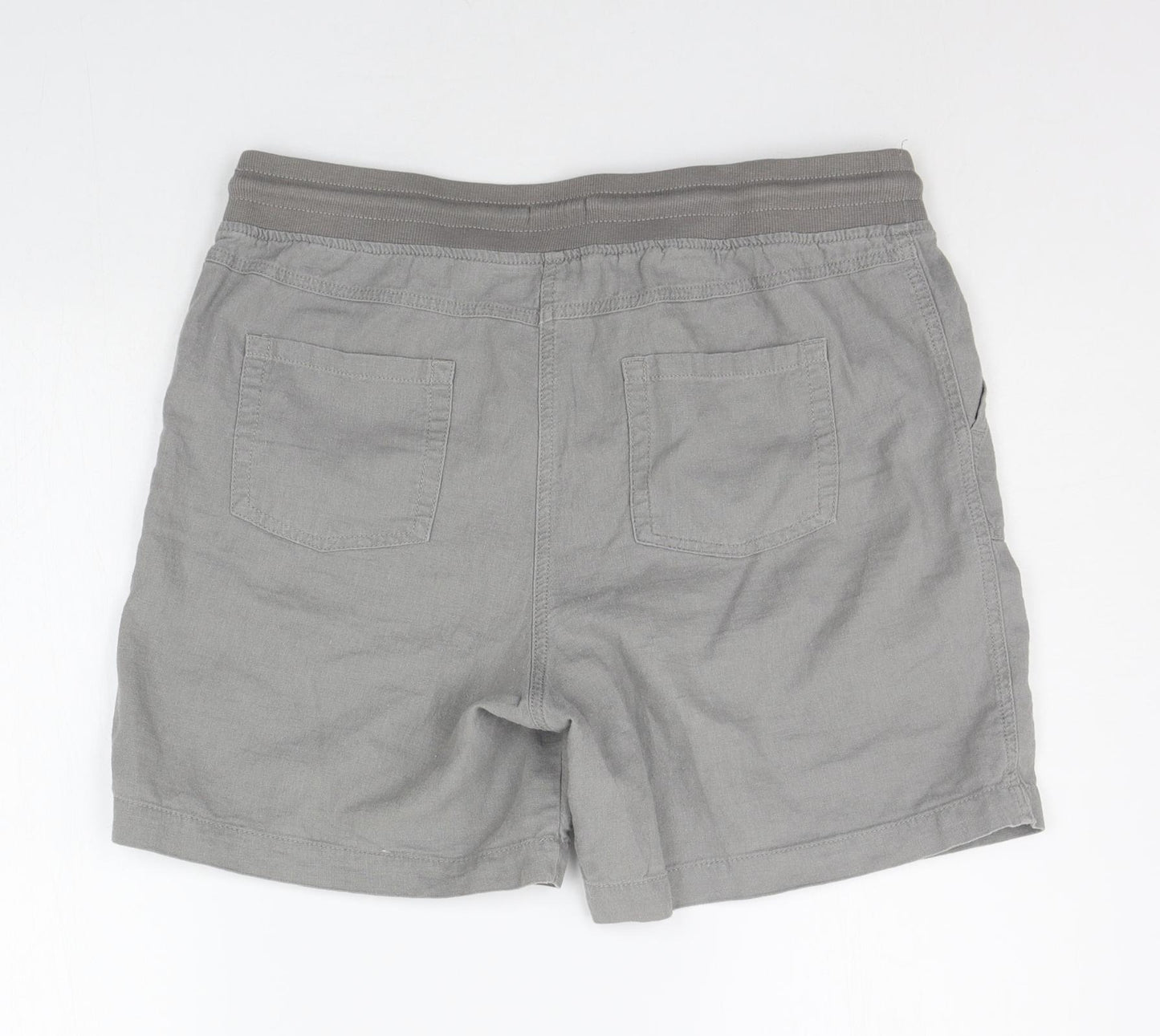 M&Co Womens Grey   Chino Shorts Size 14