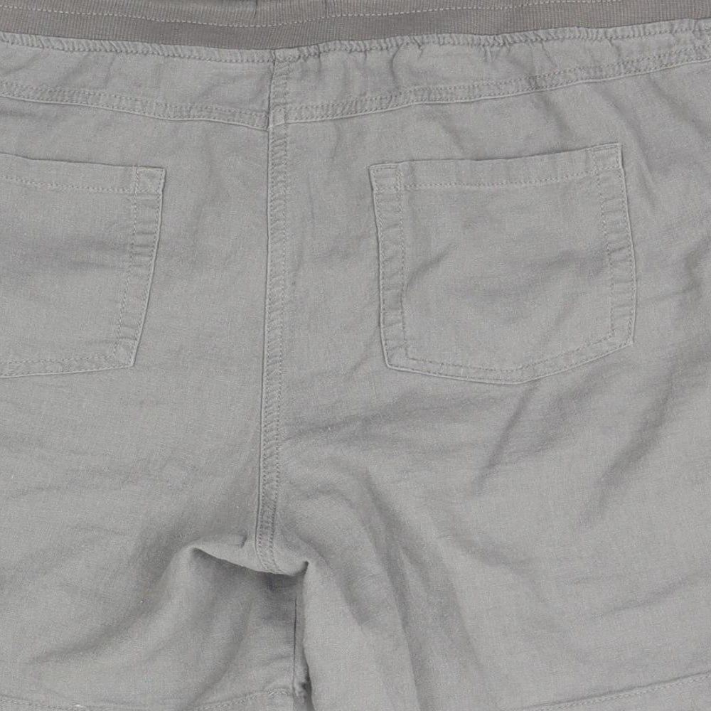 M&Co Womens Grey   Chino Shorts Size 14