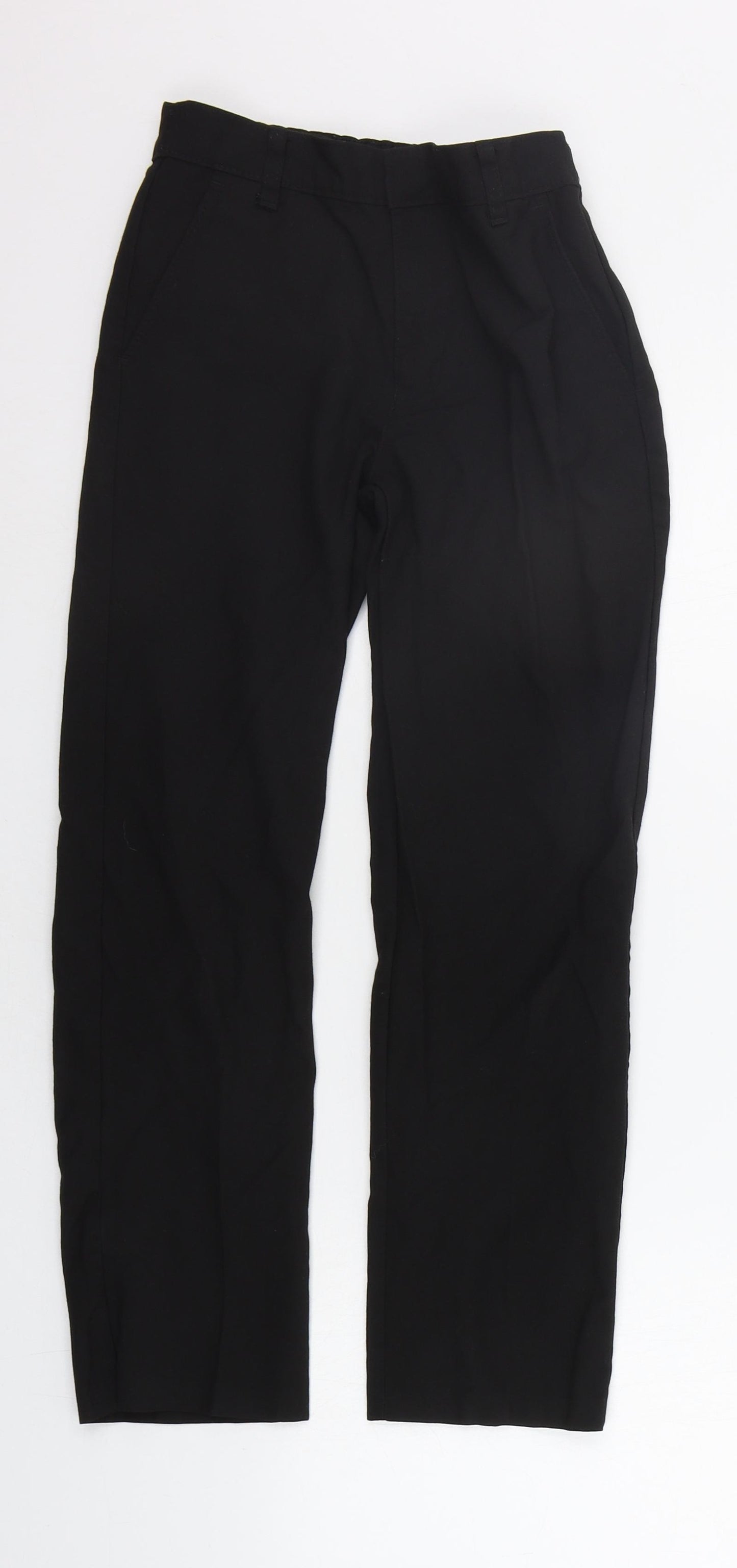 Marks and Spencer Boys Black   Chino Trousers Size 9-10 Years