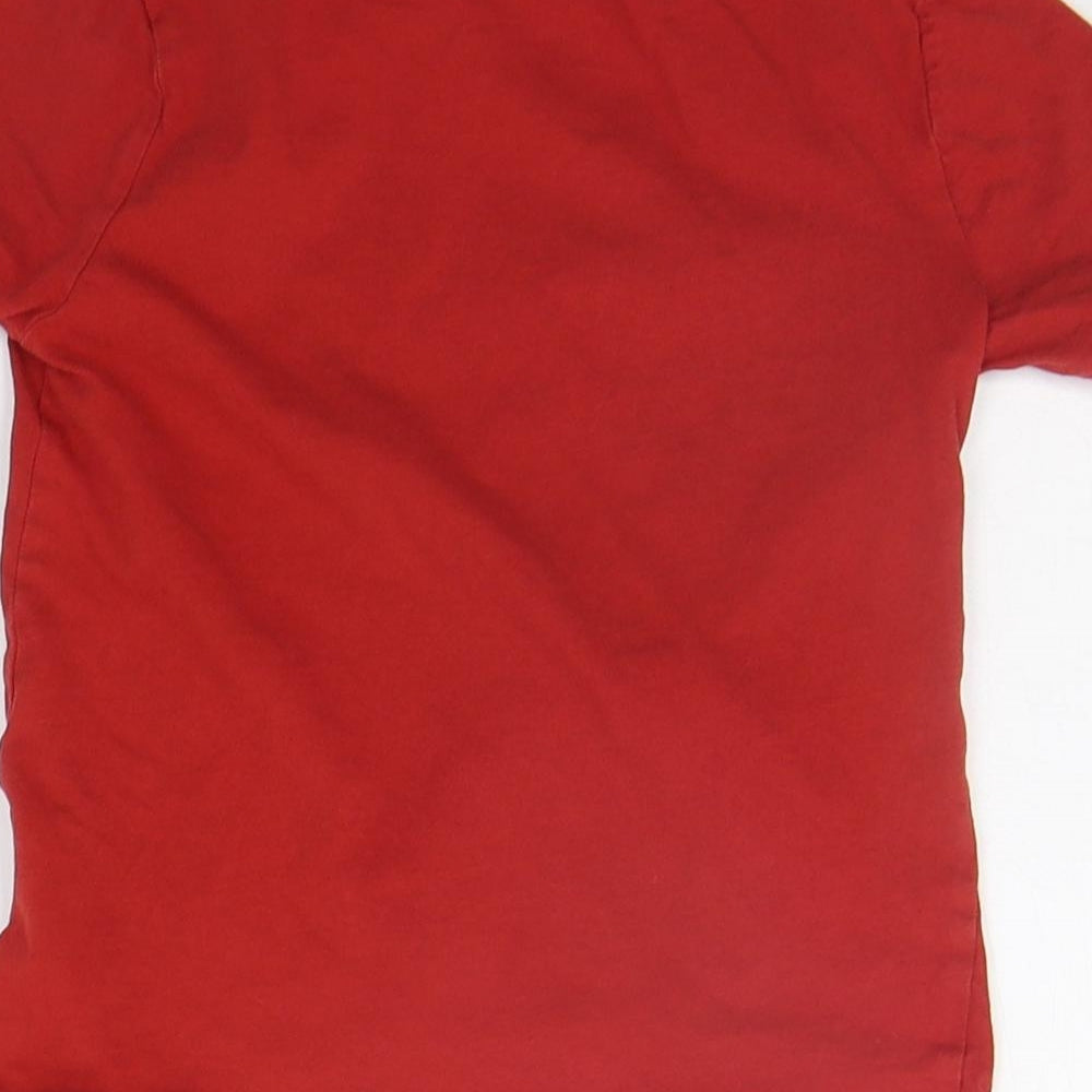 H&M Boys Red   Basic T-Shirt Size 5-6 Years  - DC Comics