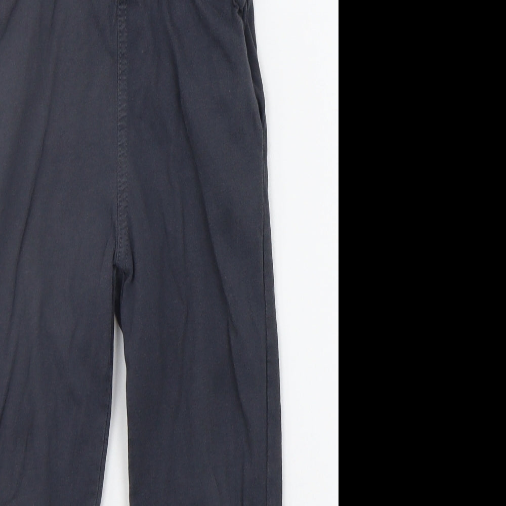 H&M Boys Blue Ikat  Jogger Trousers Size 6-7 Years