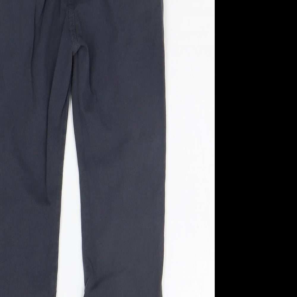 H&M Boys Blue Ikat  Jogger Trousers Size 6-7 Years