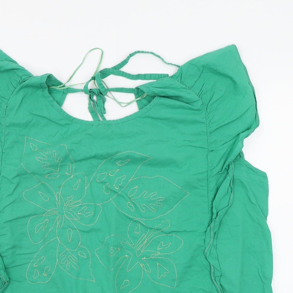 Evans Womens Green   Basic Blouse Size 26