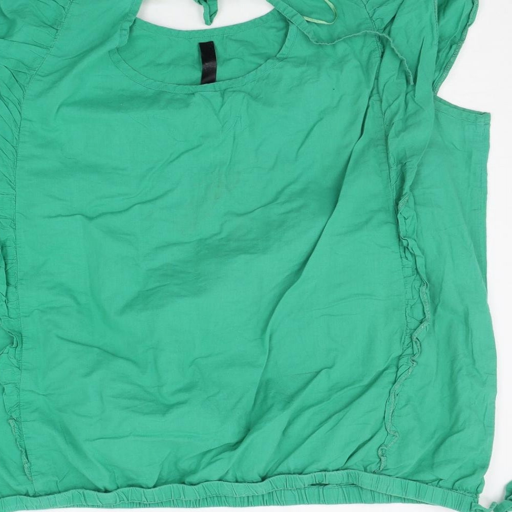 Evans Womens Green   Basic Blouse Size 26