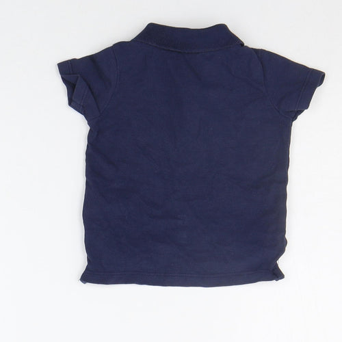 F&F Baby Blue   Basic Polo Size 6-9 Months