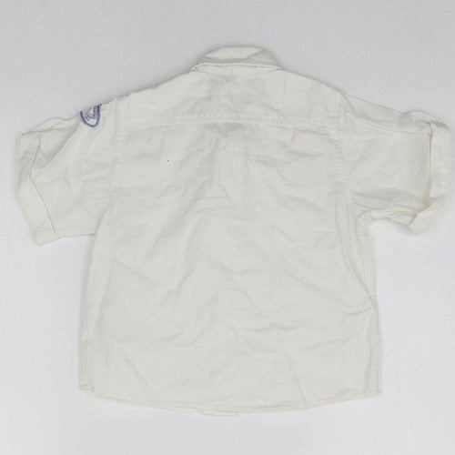 Matalan Boys White   Basic Button-Up Size 18-24 Months