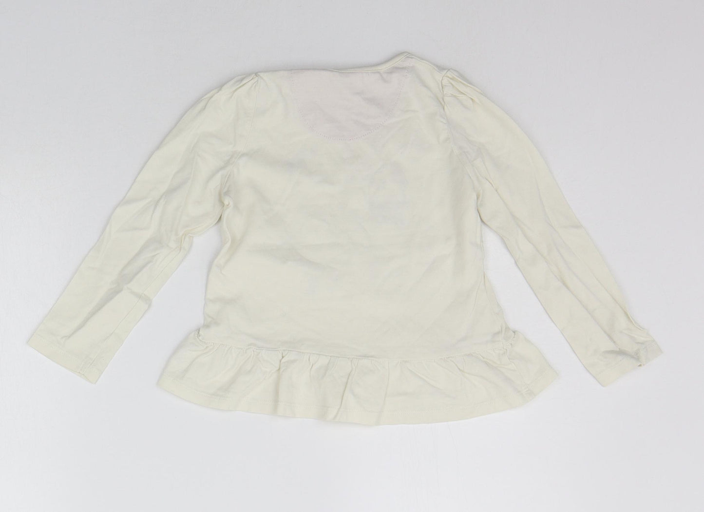Mini Club Girls Beige   Basic T-Shirt Size 4-5 Years
