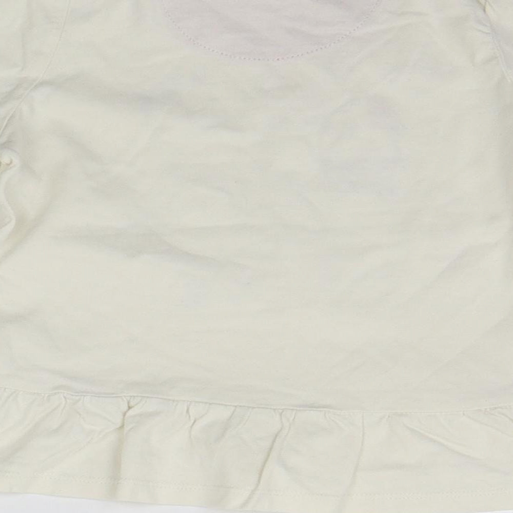 Mini Club Girls Beige   Basic T-Shirt Size 4-5 Years