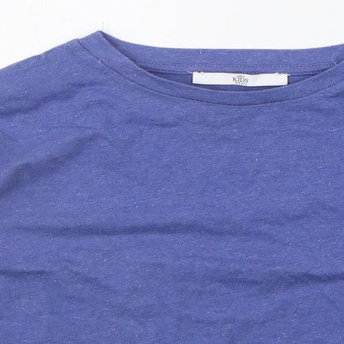Marks and Spencer Girls Blue   Basic T-Shirt Size 5-6 Years