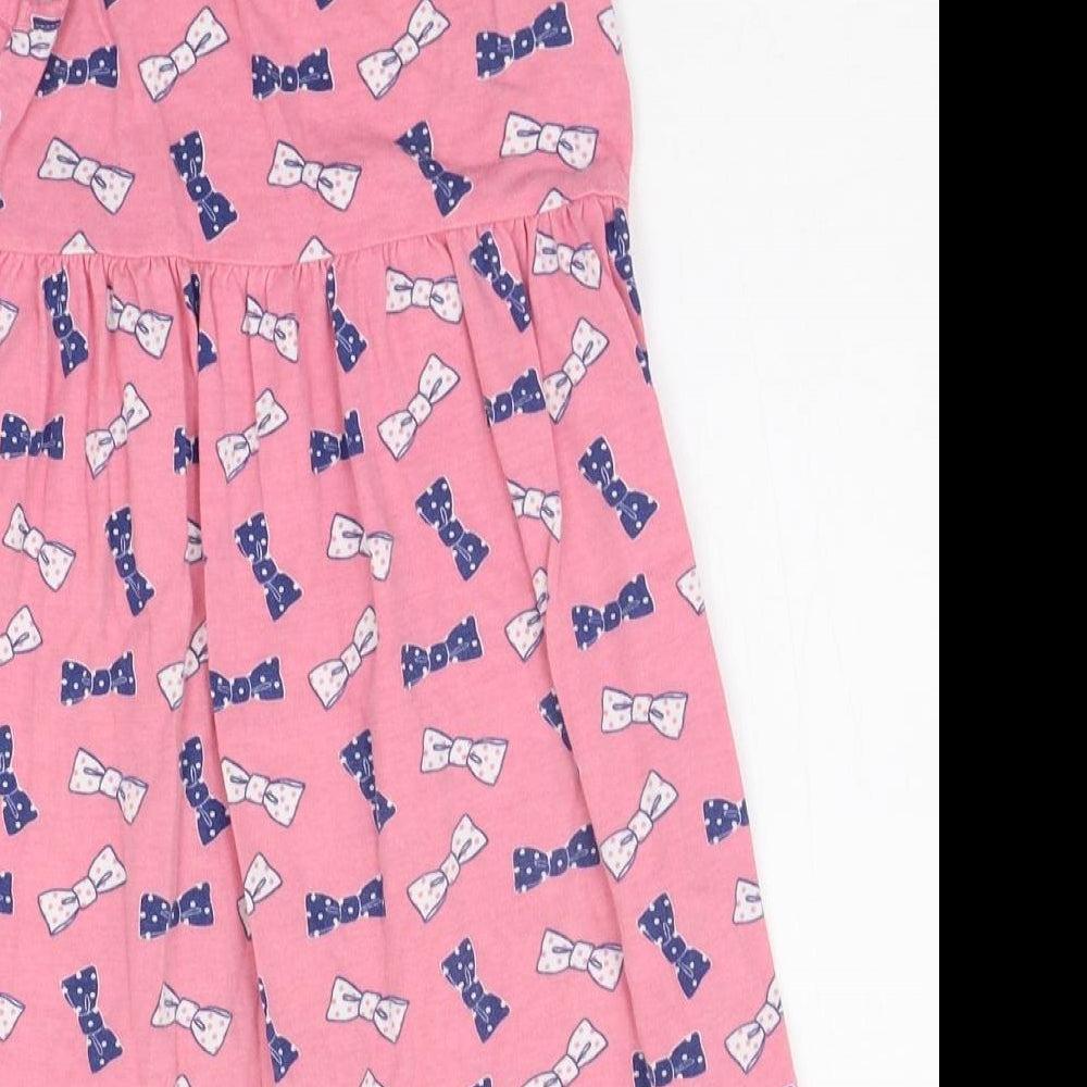 Young Dimension Girls Pink Geometric  A-Line  Size 4-5 Years