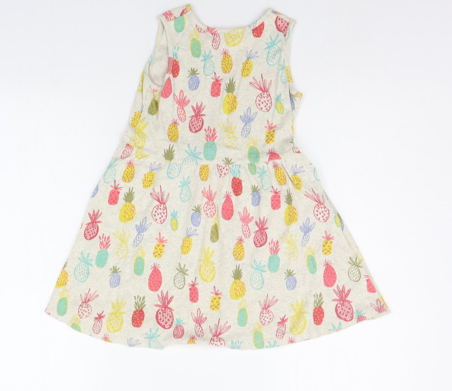 NEXT Girls Grey Geometric  A-Line  Size 5-6 Years
