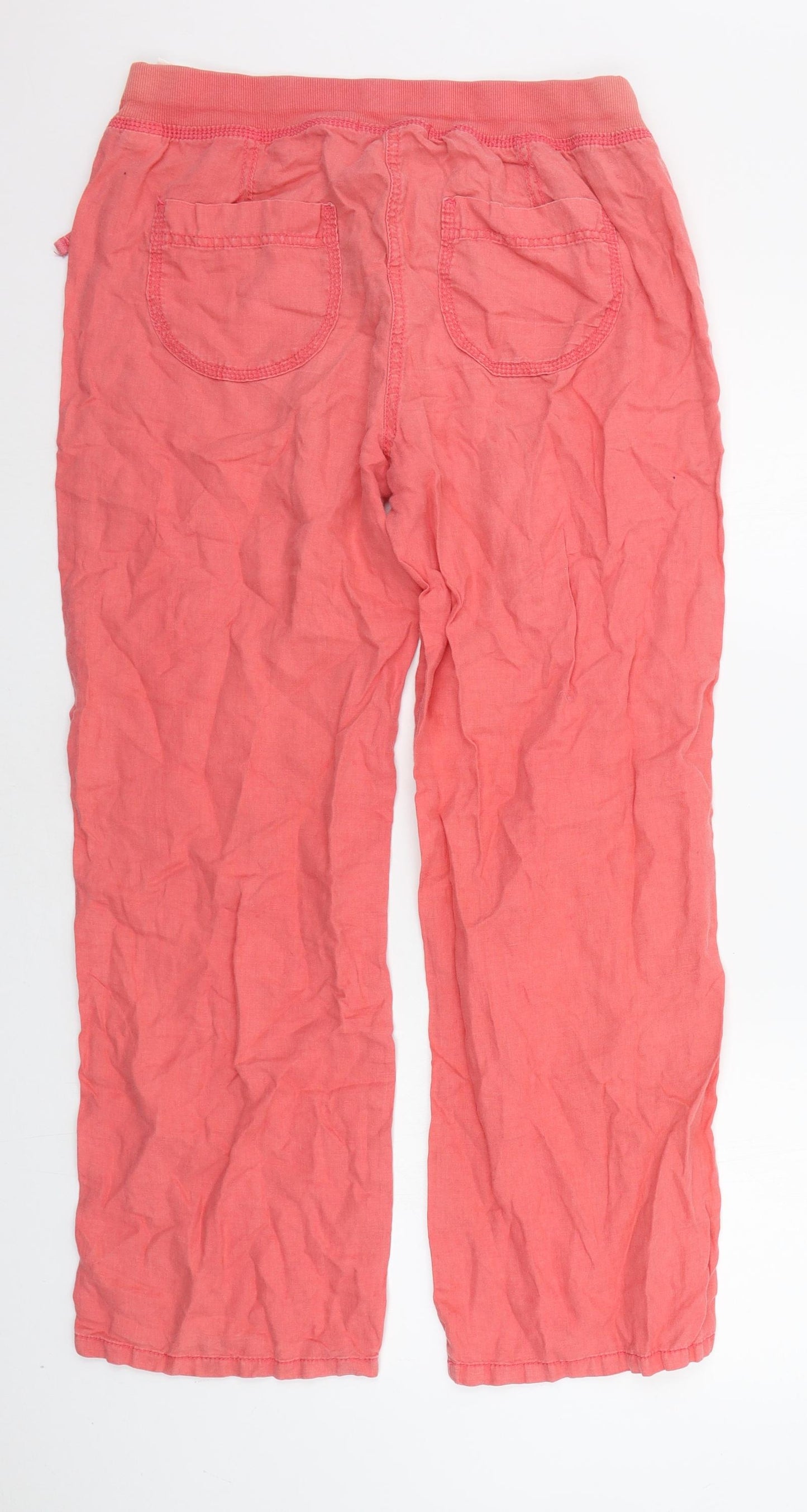 Marks and Spencer Womens Pink   Trousers  Size 12 L27 in