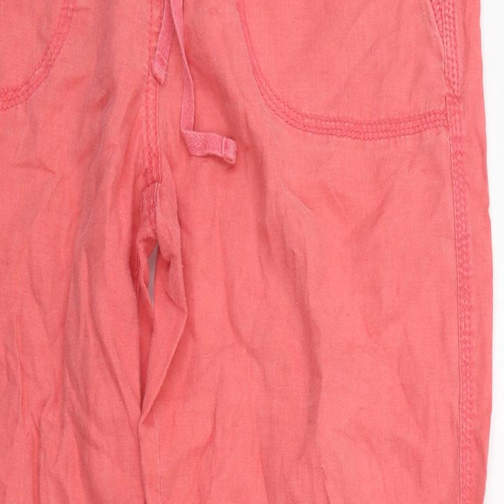 Marks and Spencer Womens Pink   Trousers  Size 12 L27 in