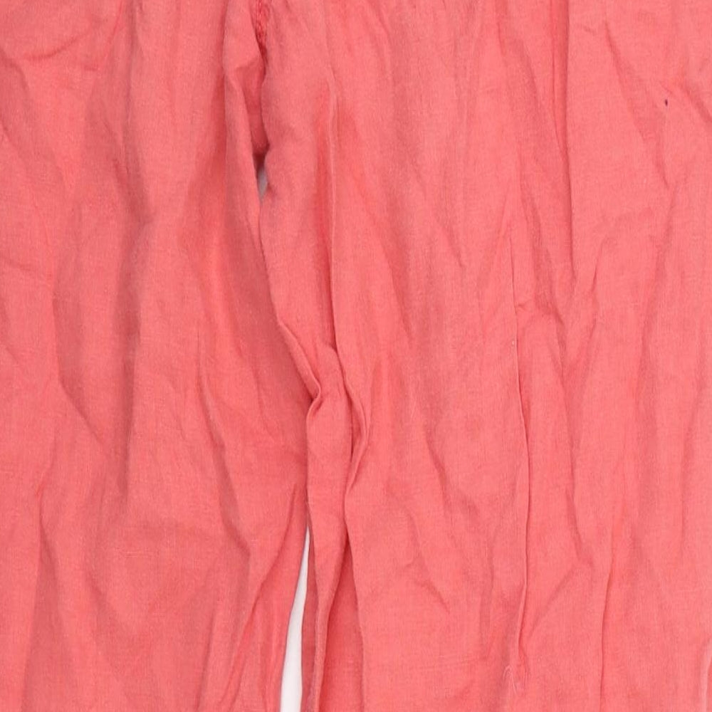 Marks and Spencer Womens Pink   Trousers  Size 12 L27 in