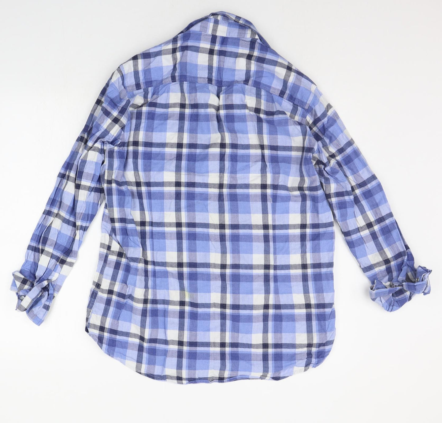 KILLER Mens Blue Check   Button-Up Size XL